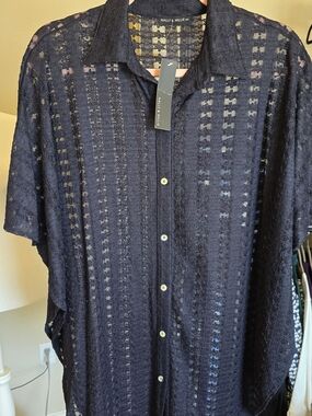 Nally & Millie Button-Up Swim Cover Made In USA